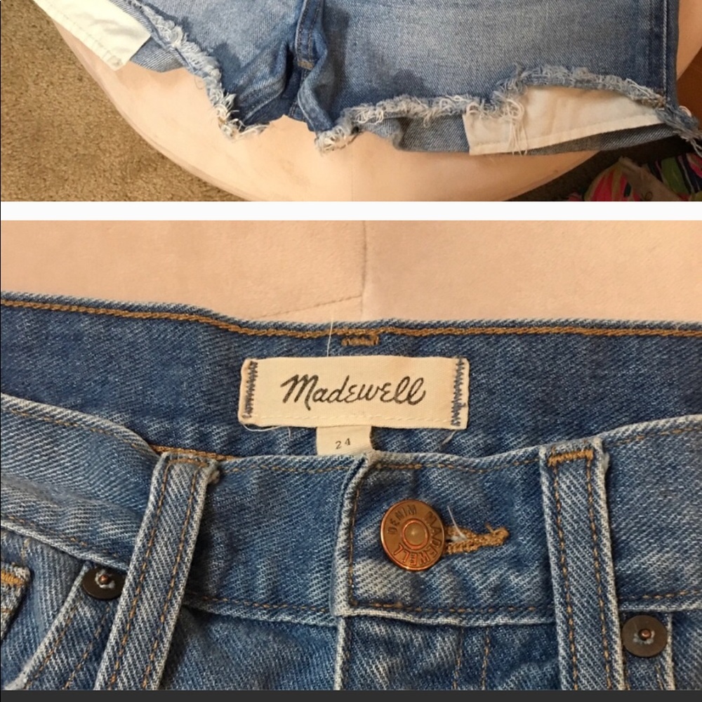 Final SALE! Madewell high waisted denim shorts - Picture 3 of 3